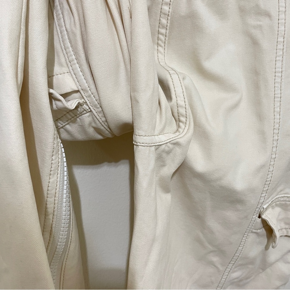 PacSun Cream Cargo Pants Utility Low Rise Puddle, Small - Picture 9 of 12